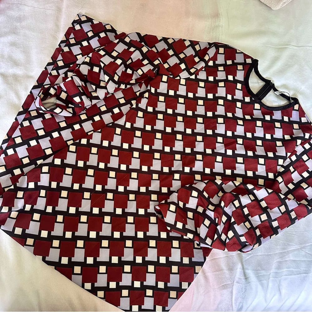 Zara geometric midi dress XS -READ